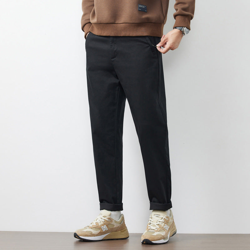 Bequeme Herren Chinos Elastisch Mit Taschen