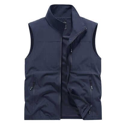 Herren Outdoor-Weste Funktionell Wasserdicht atmungsaktiv