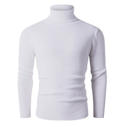Herren Rollkragenpullover Eleganter Strick Pullover Modern