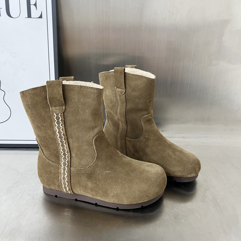 Damen Winterstiefel Weich Warm Kuschelig Schnee