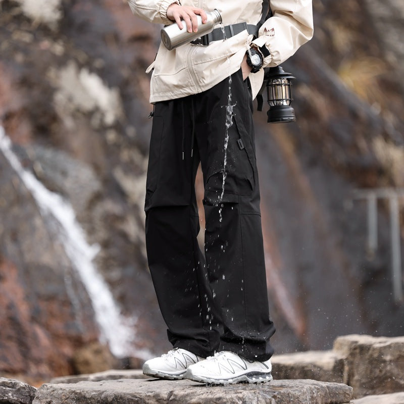 Herren Outdoor-Hose Cargo-Style mit verstellbarem Bund und Taschen
