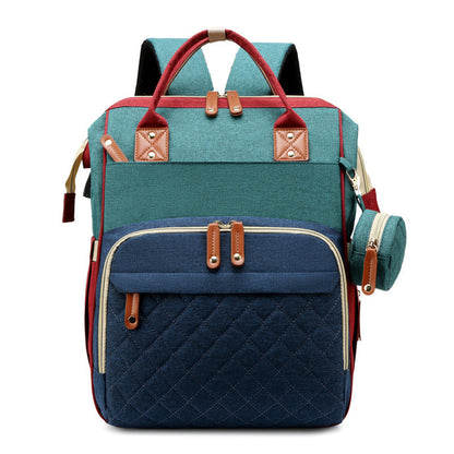Praktischer 2in1 Babyrucksack mit Wickelbett