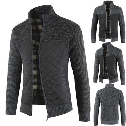 Herren Hybridjacke Modern Strukturiert Wasserdicht - BerlinGlamour