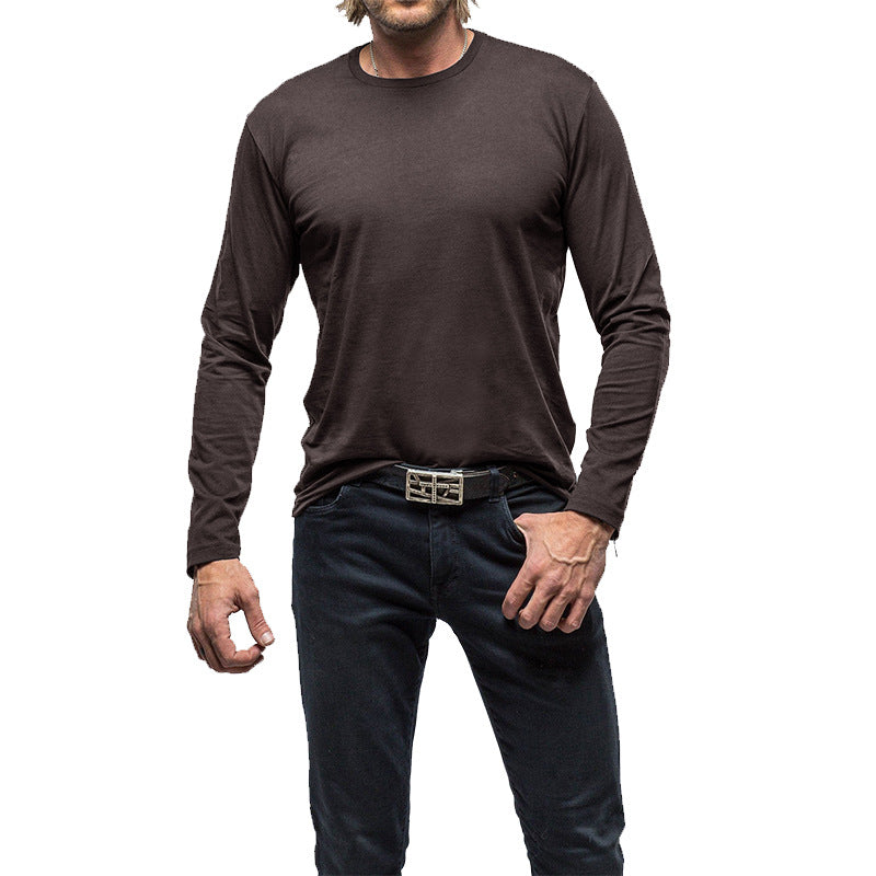 Herren Langarmshirt Atmungsaktiv Funktionsshirt Sportlich