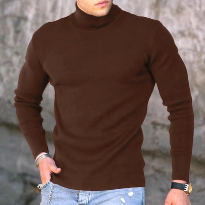 Herren Rollkragenpullover Elegantes Design Modern