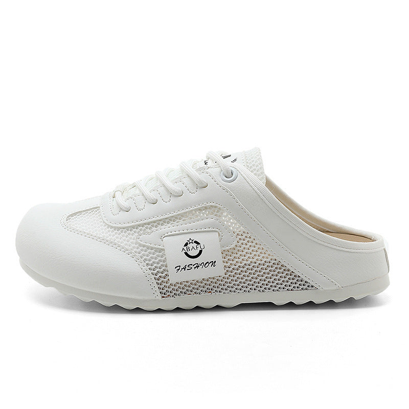 Damen Clogs Atmungsaktiv Bequem Halbhoch