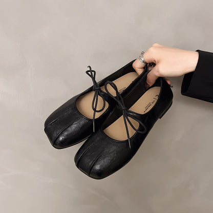 Damen Ballerinas Elegante Schleifen Wildleder - BerlinGlamour