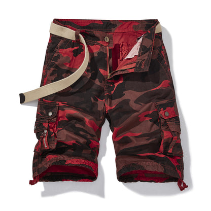 Herren Cargo Shorts Vieltaschen verstellbar Gr. 28-38