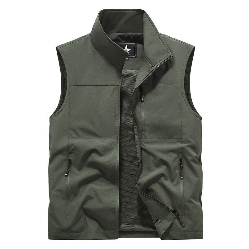 Herren Outdoor-Weste Funktionell Wasserdicht atmungsaktiv