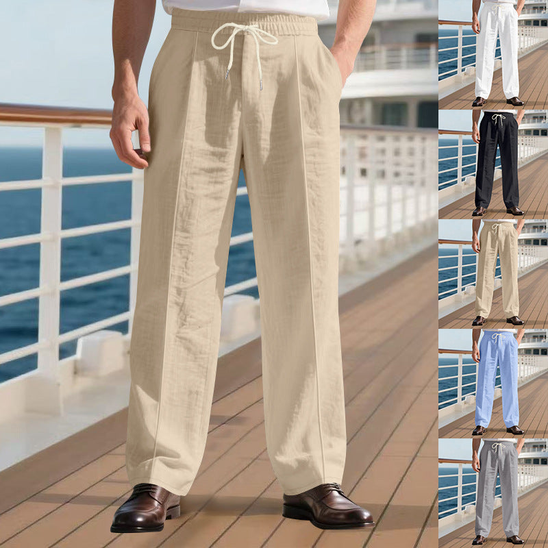 Herren Freizeithose Elegant Bequem Verstellbar