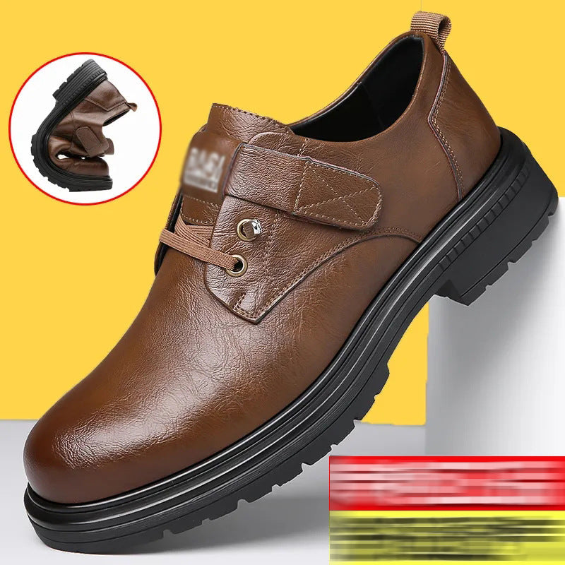 Herren Leder Schnürschuhe Modern Sportlich - BerlinGlamour