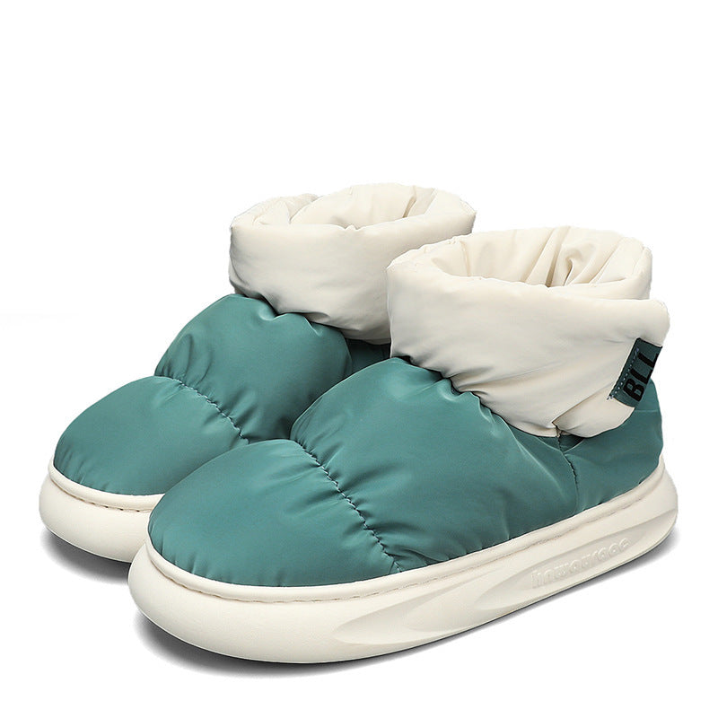 Damen Sneaker Hoch Kragen Warm KuschelSchuhe