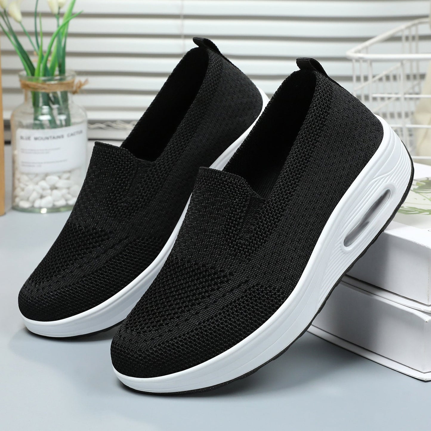 Damen Sneaker Bequem Luftig Mit Weichem Innenfutter