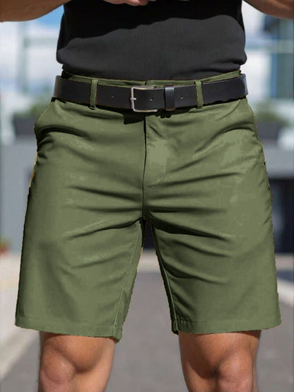 Herren Kurzhose Elastisch mit Seitentaschen Sportlich