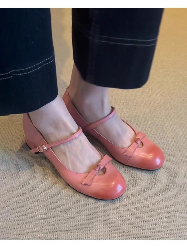 Damen Ballerinas Bequem Kreuzriemen Schnürung Elegante Schuhe