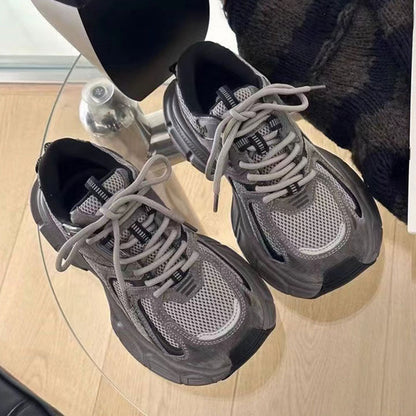 Damen Sneaker Sport Mesh atmungsaktiv Laufschuhe