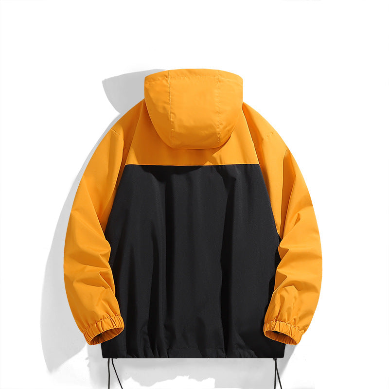 Herren Funktionsjacke Wasserdicht Verstellbares Kapuzenjacke Sport