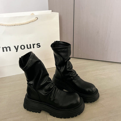 Damen Stiefel Rutschfest Weich Modisch Winter