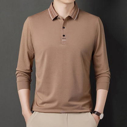 Herren Langarm Polo Hemd Modern Slimfit