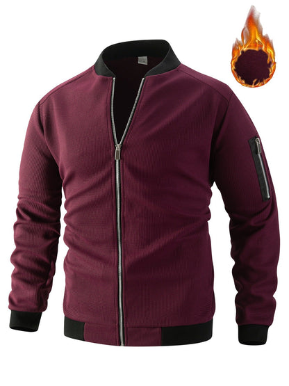 Herren Bomberjacke Sportlich Schnitt Modern
