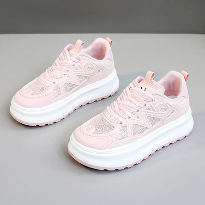 Damen Sneaker Sportlich Atmungsaktiv Mit Fußbett