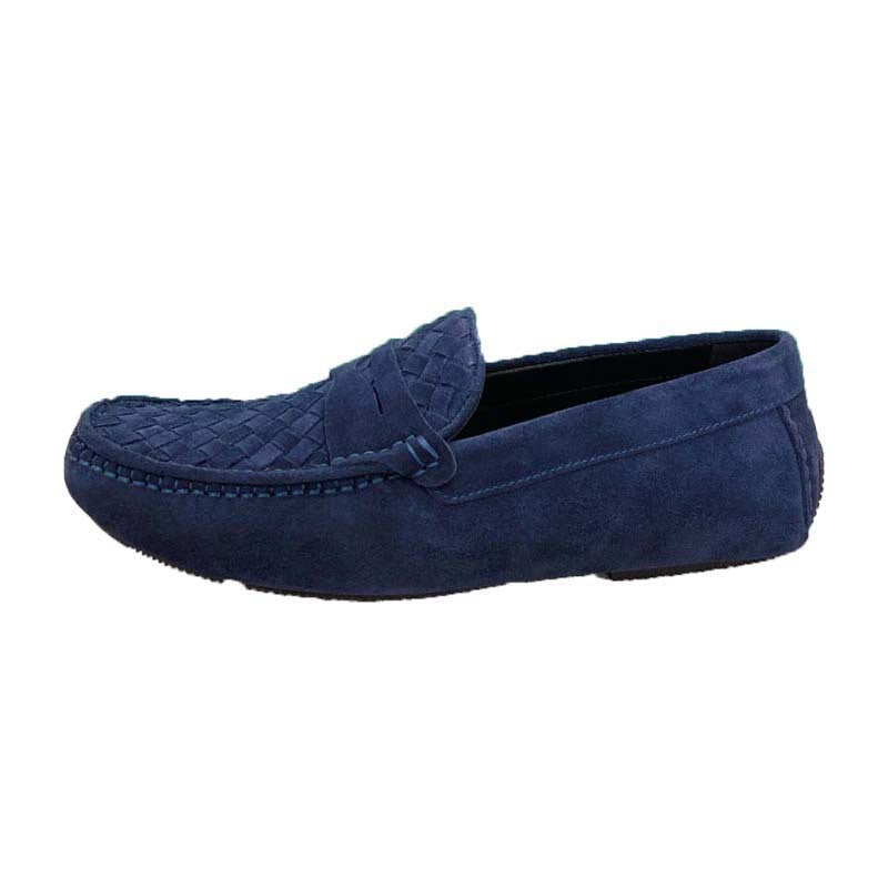 Damen Mokassin Geflochtene Schuhe Bequem Sommer