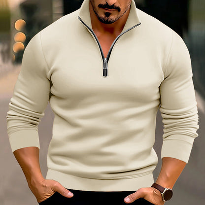 Herren Pullover Halbzipper Modern Style Berlin