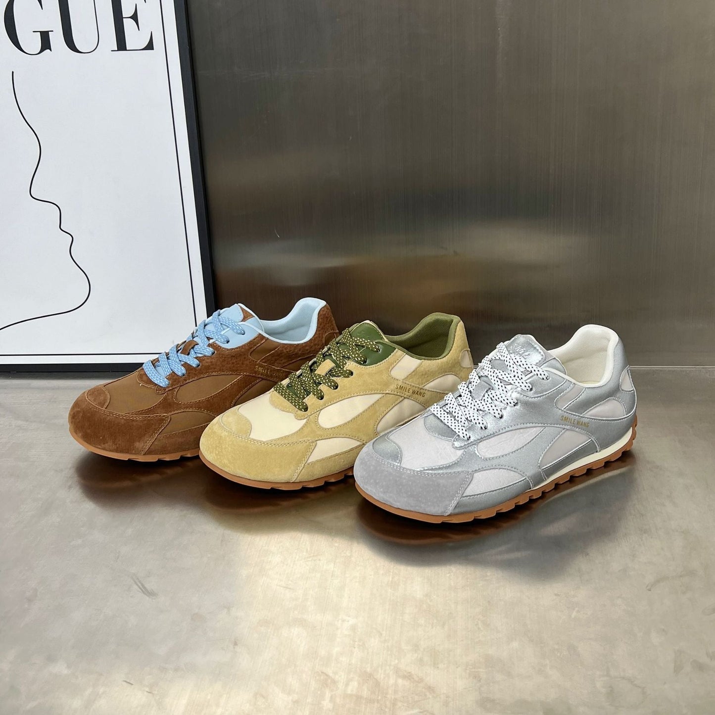 Damen Sneaker Sportlich mit Wildleder und Dämpfung