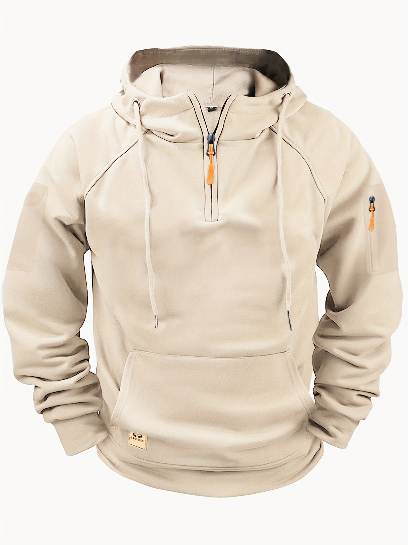 Herren Sportpullover Kapuzenpullover Mit Reißverschluss Taschen