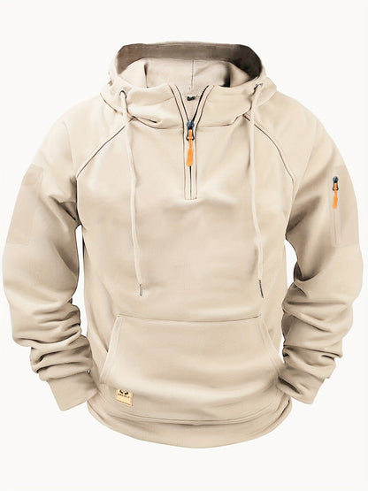 Herren Sportpullover Kapuzenpullover Mit Reißverschluss Taschen