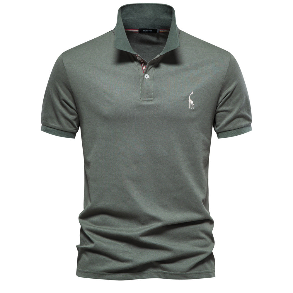 Herren Poloshirt Baumwolle Atmungsaktiv Klassisch Modern