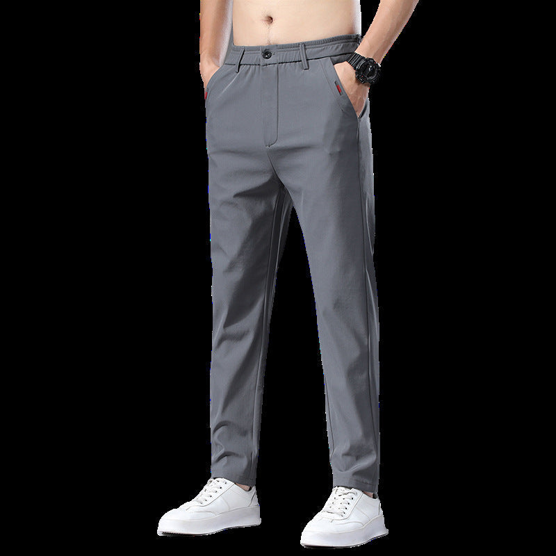 Herren Chino-Hose Bequem Elastisch Modern