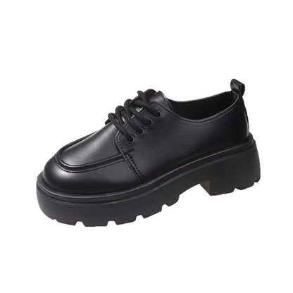 Damen Plateau Schnürschuhe Hoch Damenschuhe Elegant