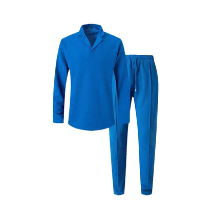 Herren Sportset Elastisch Mit Gemütlichem Kragen