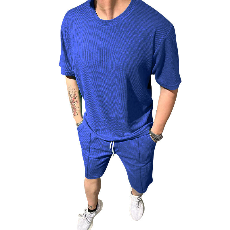 Männer Sportoutfit Lässig Freizeit Shorts Oberteil Berlin
