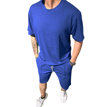 Männer Sportoutfit Lässig Freizeit Shorts Oberteil Berlin