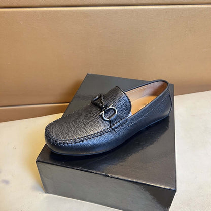 Damen Mokassin Leder Schuhe Elegantes Design