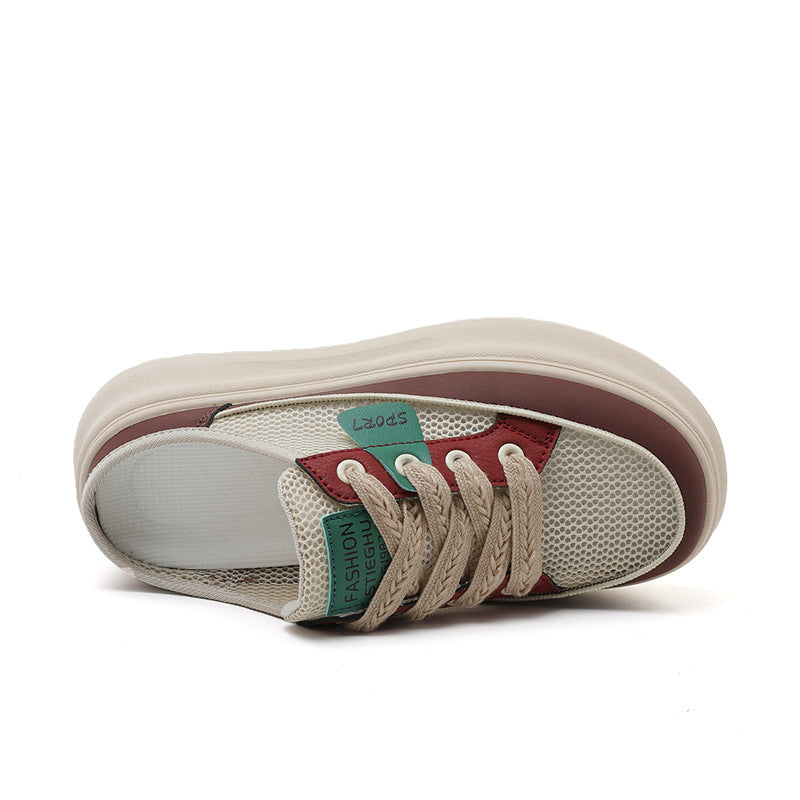 Damen Slip-ons atmungsaktiv Mesh Bequem Komfort