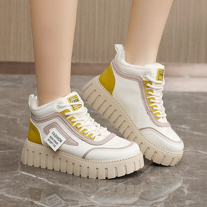 Damen Sneaker High-Top atmungsaktiv Komfort-Sohle