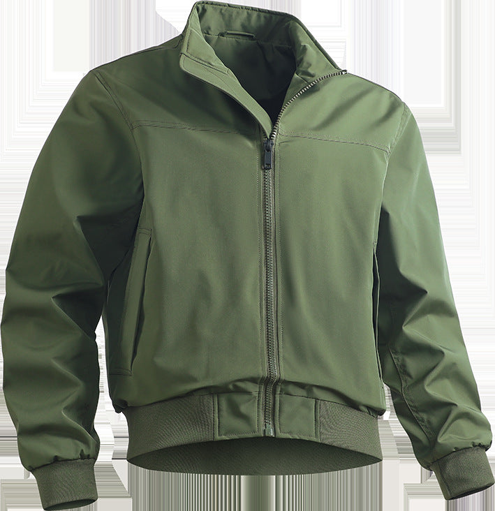 Herren Übergangsjacke Lässig mit elastischen Ärmeln und Taschen