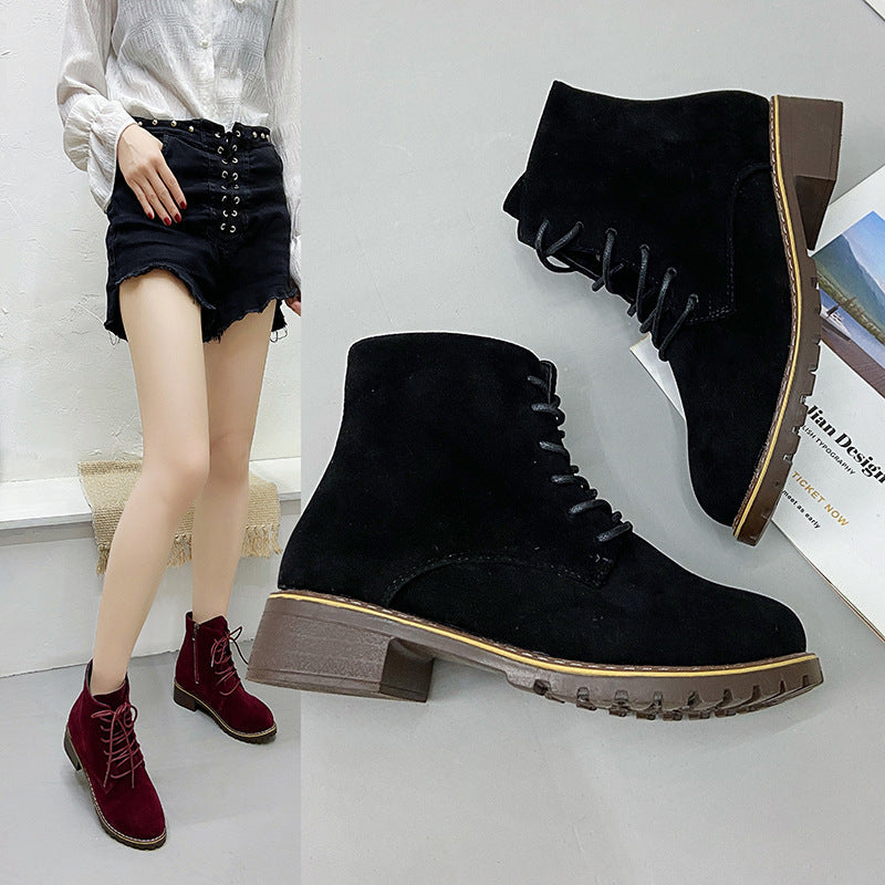 Damen Stiefel Ankle Wildleder Reißverschluss Sohle Berlin