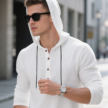 Herren Kapuzenpullover Trendig Grau