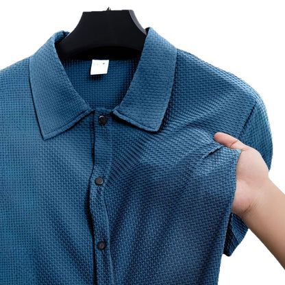 Herren Hemd Kurzarm Strukturiert Modern Berlin Style