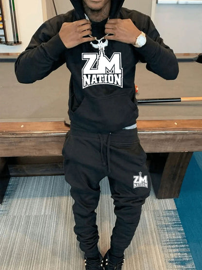 Herren Hoodie Set Bequem Jogginghose Komfort Set