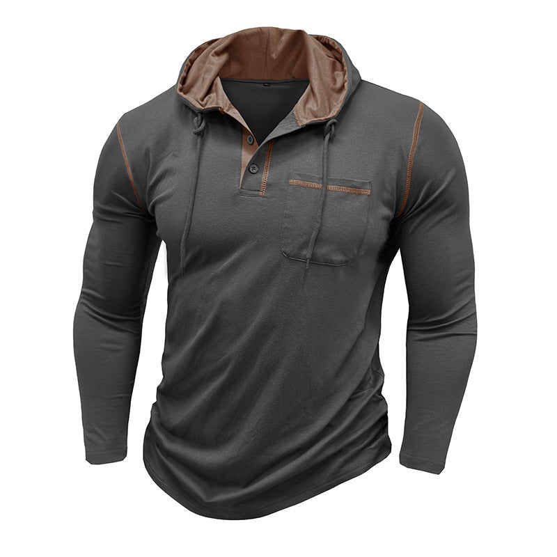 Herren Sweatshirt Kapuze Langarm Hoodie Sportlich