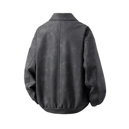 Herren Übergangsjacke Modern mit Reißverschlusstaschen