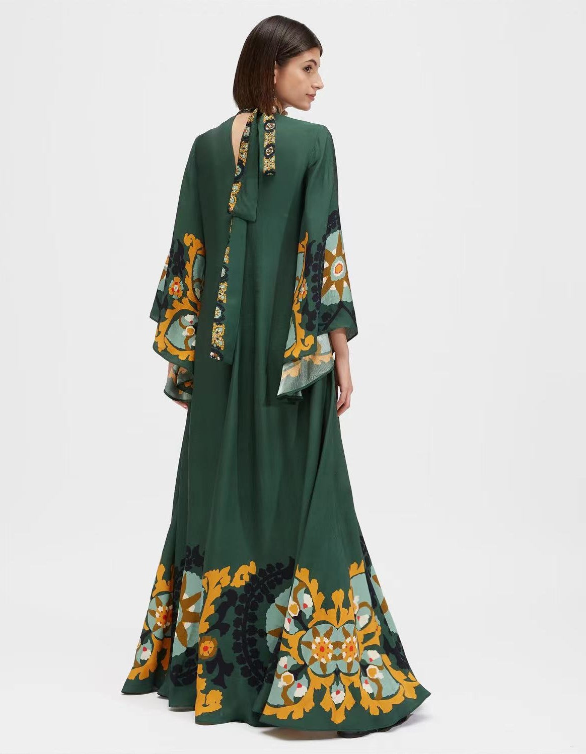 Viertelarmkleid mit Druck Damen Geschenk Berlin