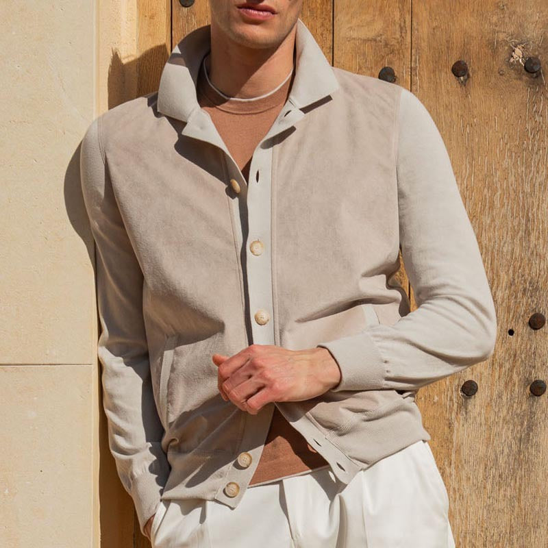 Herrenjacke Modern mit Praktischen Taschen