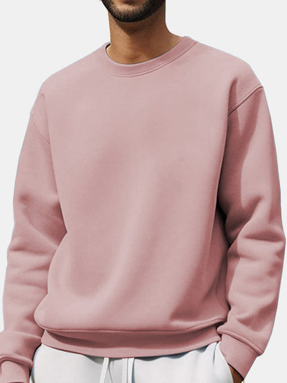 Herren Sweatpullover Lässig Oversized Schultern Cut-Out