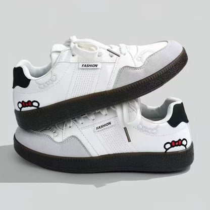 Damen Sneaker Modisch Stilvoll mit Applikationen